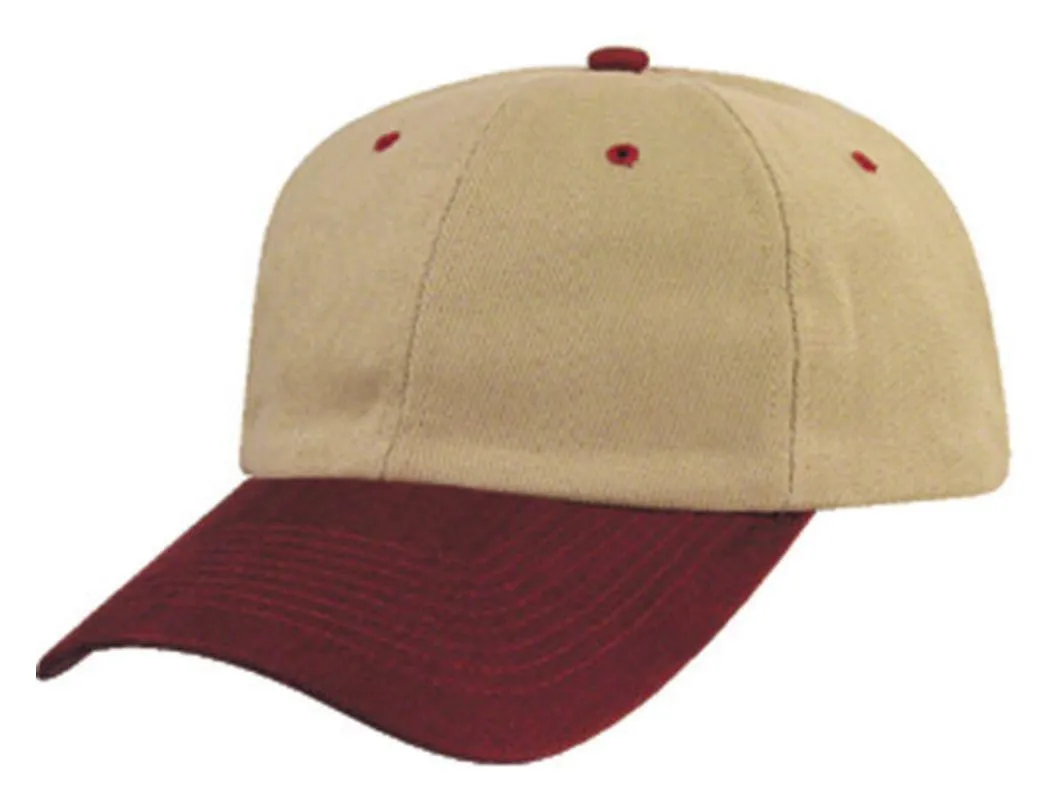 1 Dozen Heavy Brushed Cotton Low Crown 6 Panel Baseball Hats Caps Wholesale Bulk