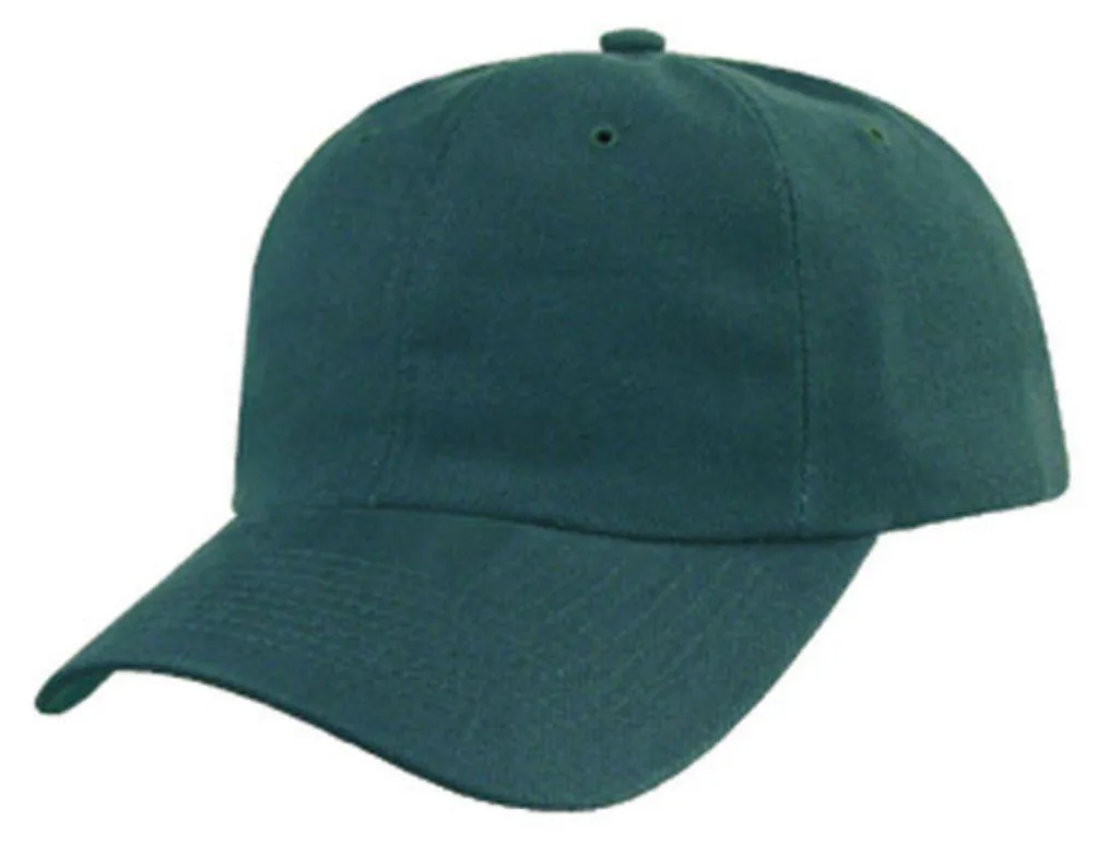 1 Dozen Heavy Brushed Cotton Low Crown 6 Panel Baseball Hats Caps Wholesale Bulk