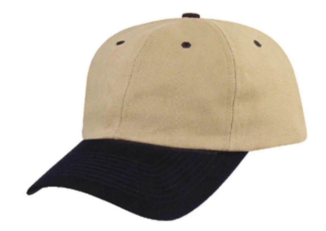 1 Dozen Heavy Brushed Cotton Low Crown 6 Panel Baseball Hats Caps Wholesale Bulk