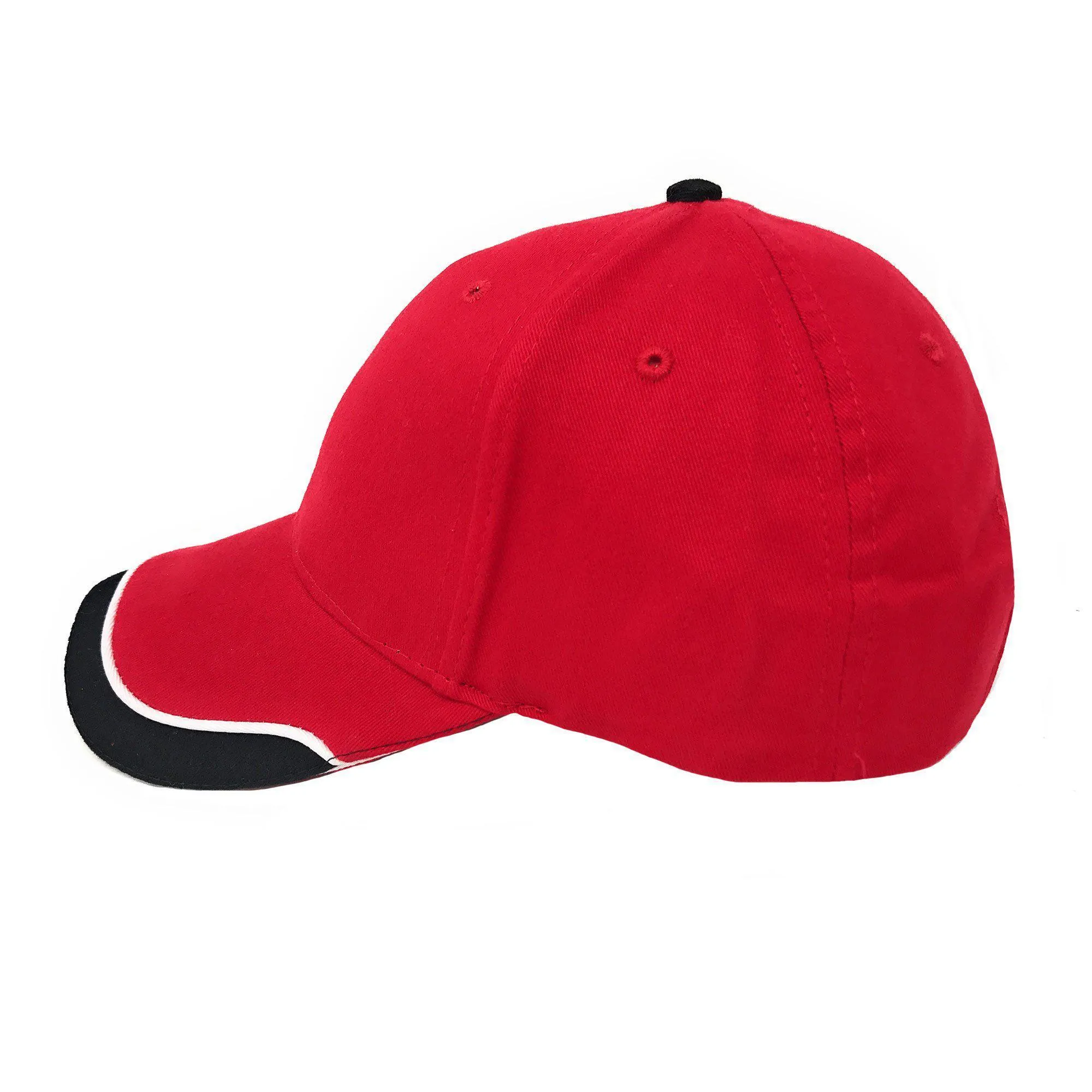 1 Dozen Low Crown Racing Baseball Hats Caps U-Cap Sandwich Cotton Wholesale Bulk