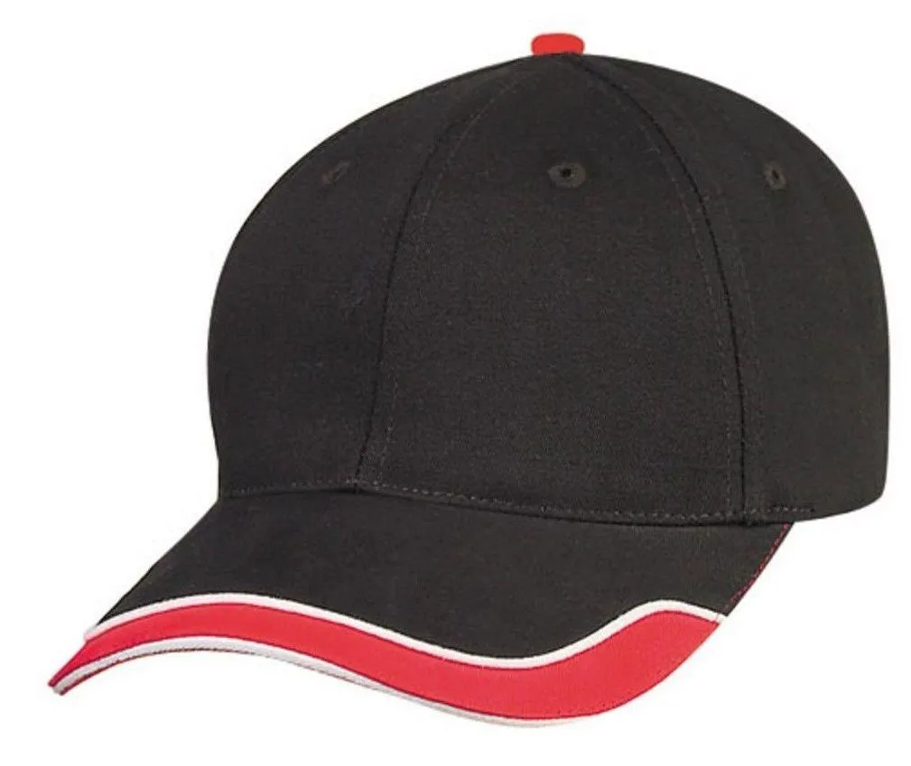 1 Dozen Low Crown Racing Baseball Hats Caps U-Cap Sandwich Cotton Wholesale Bulk
