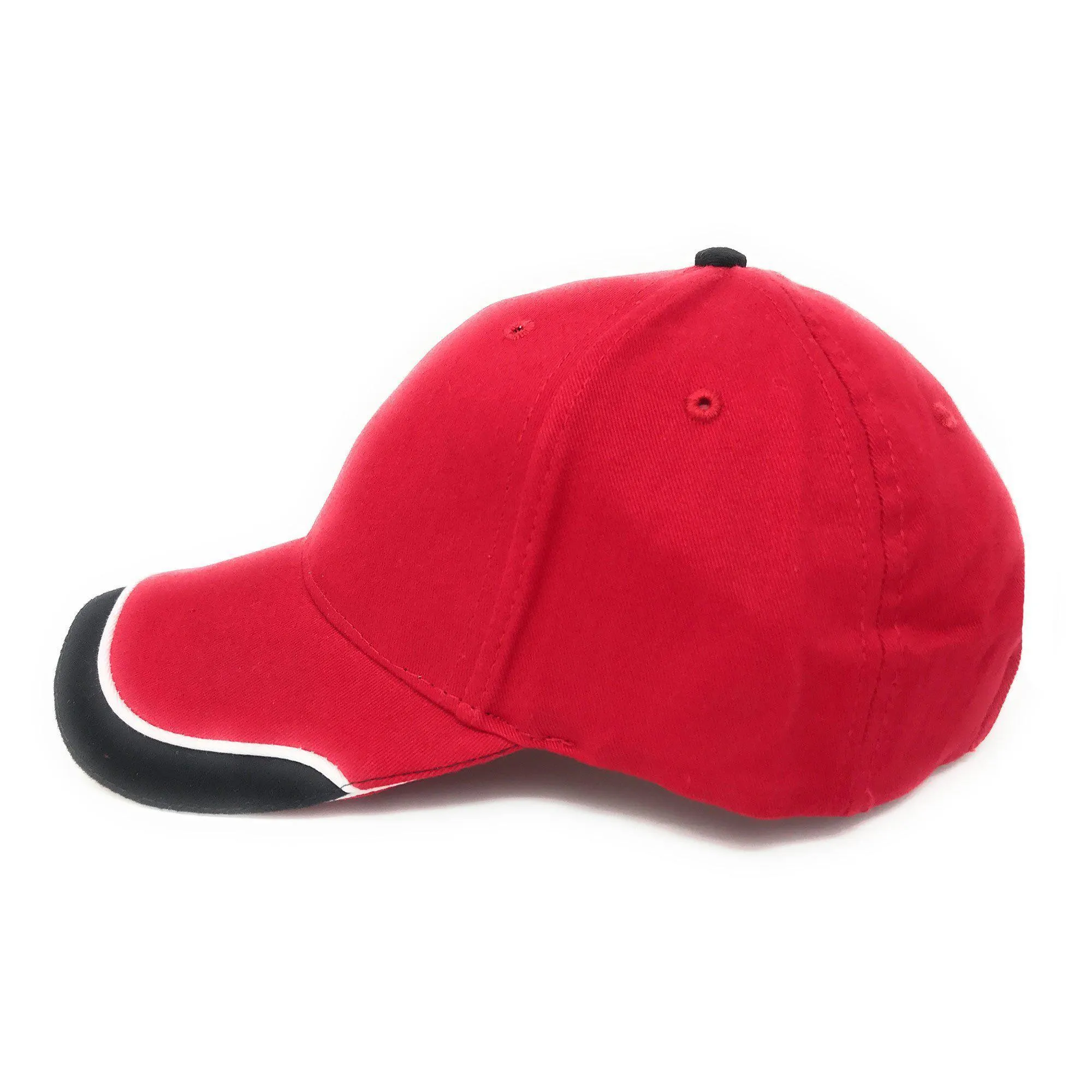 1 Dozen Low Crown Racing Baseball Hats Caps U-Cap Sandwich Cotton Wholesale Bulk