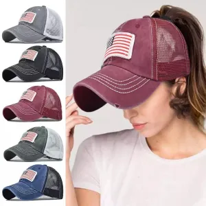 American flag hats • Trucker caps • USA • America • 5 colors • $10 hats