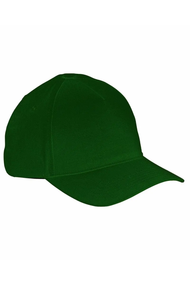 Big Accessories BX034: 5-Panel Brushed Twill Cap