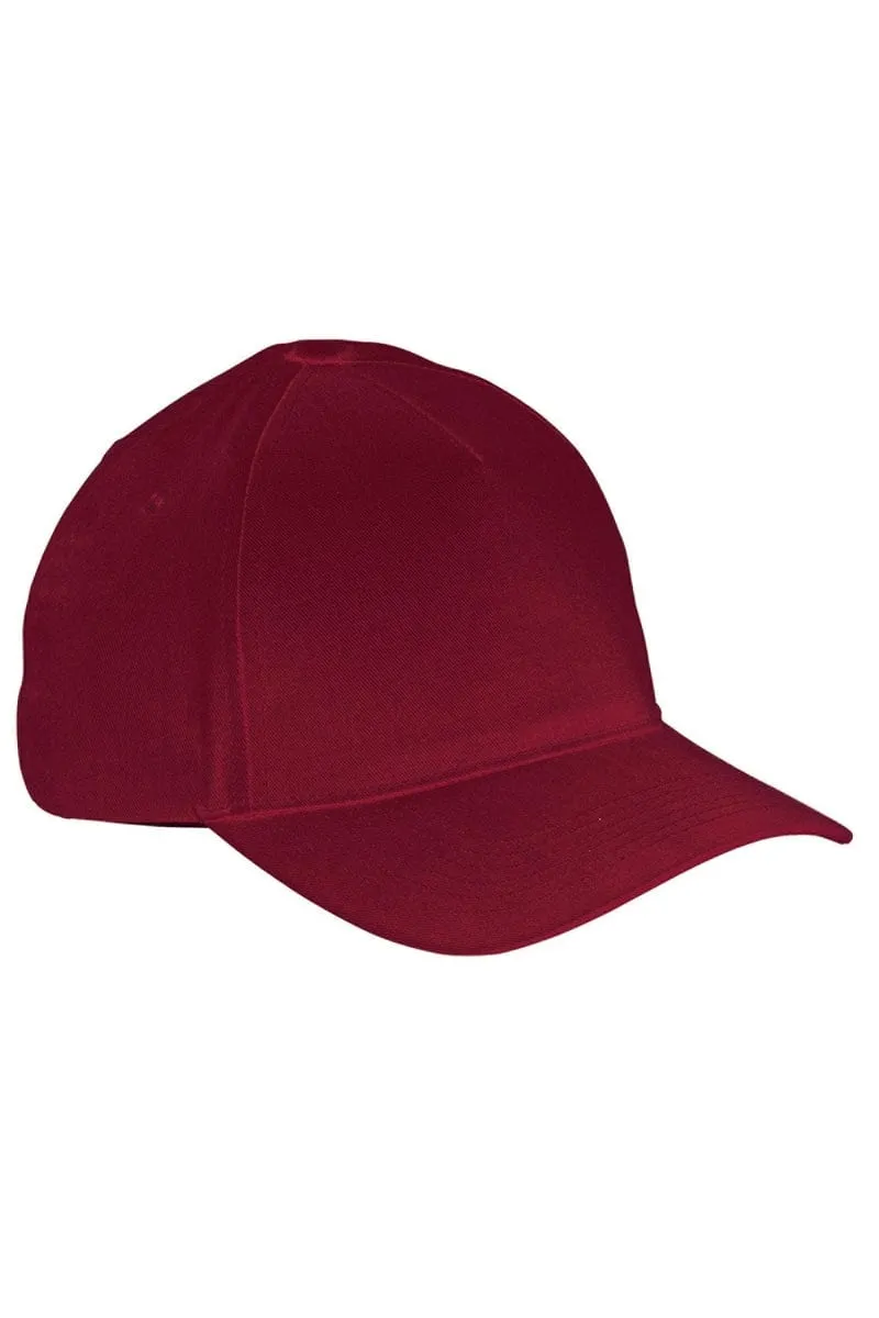 Big Accessories BX034: 5-Panel Brushed Twill Cap