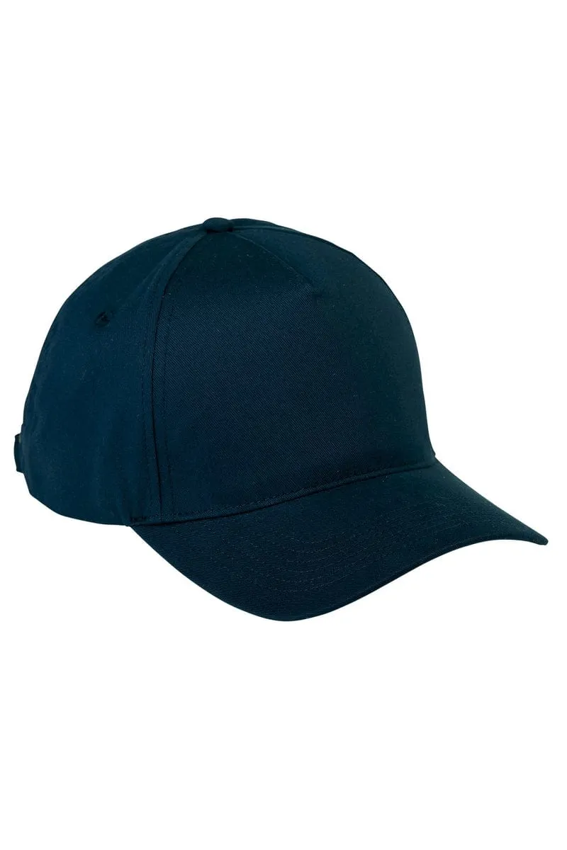 Big Accessories BX034: 5-Panel Brushed Twill Cap