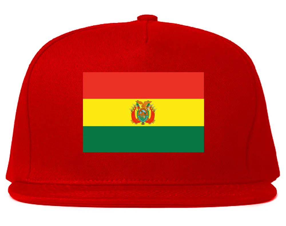 Bolivia Flag Country Printed Snapback Hat Cap
