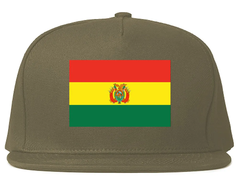 Bolivia Flag Country Printed Snapback Hat Cap