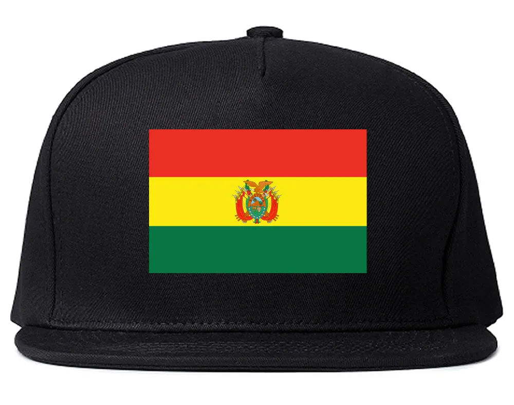 Bolivia Flag Country Printed Snapback Hat Cap