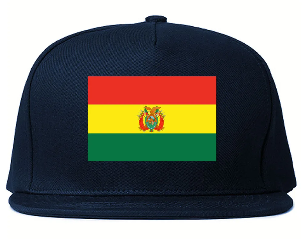 Bolivia Flag Country Printed Snapback Hat Cap