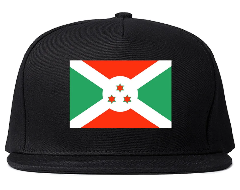 Burundi Flag Country Printed Snapback Hat Cap