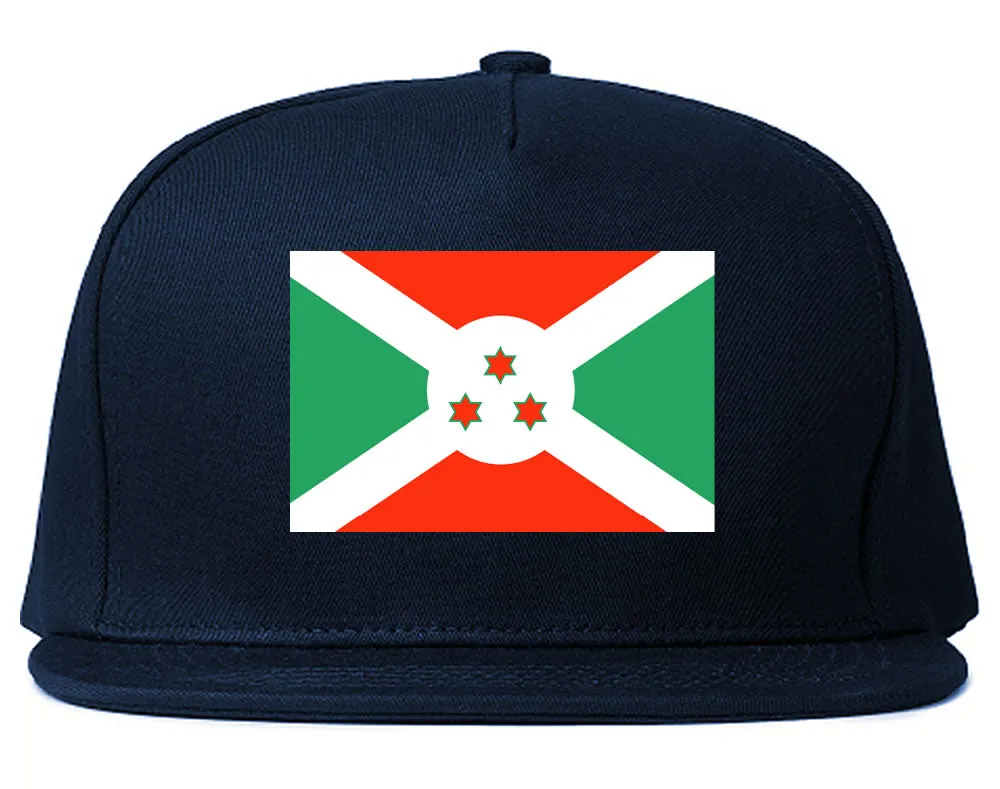 Burundi Flag Country Printed Snapback Hat Cap