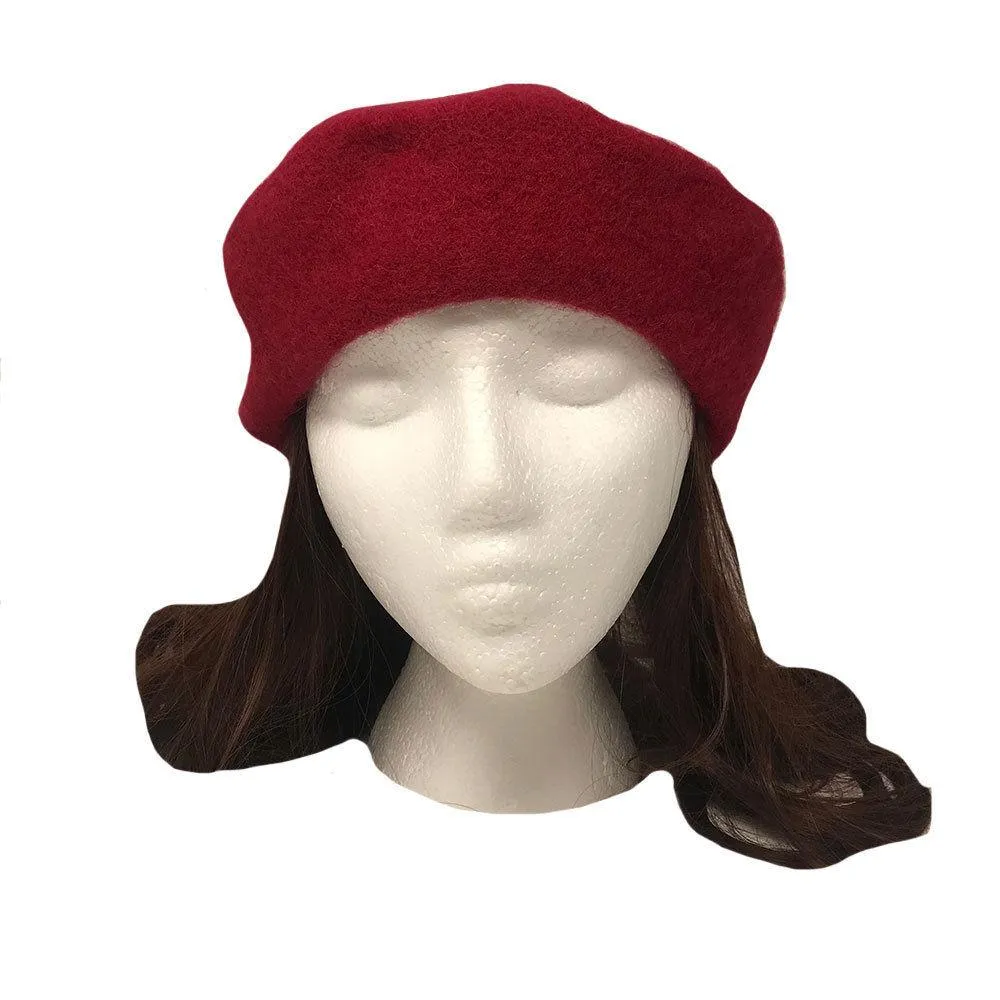 Casaba Women's Wool Warm Beret French Style Artsy Lightweight Fashion Hats Caps