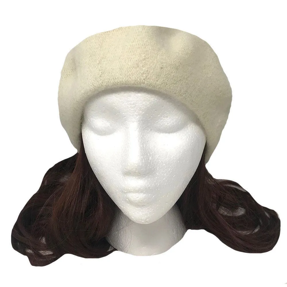 Casaba Women's Wool Warm Beret French Style Artsy Lightweight Fashion Hats Caps