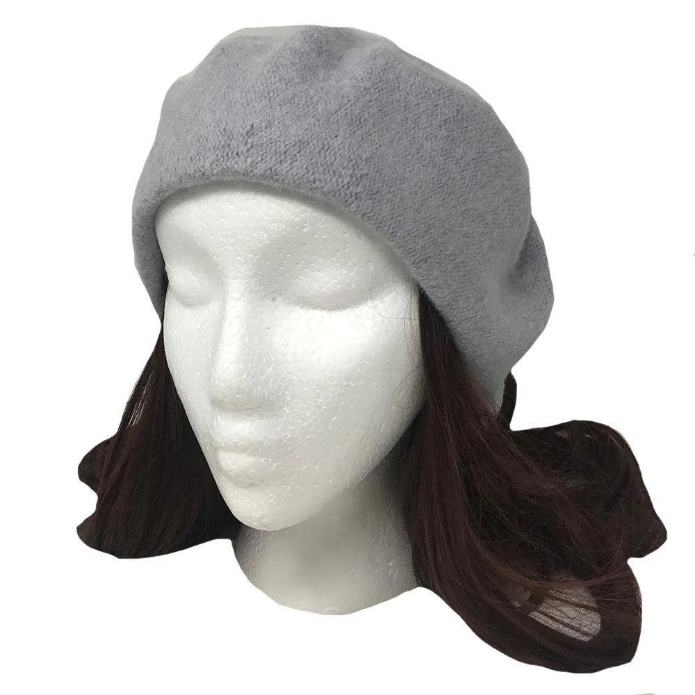 Casaba Women's Wool Warm Beret French Style Artsy Lightweight Fashion Hats Caps