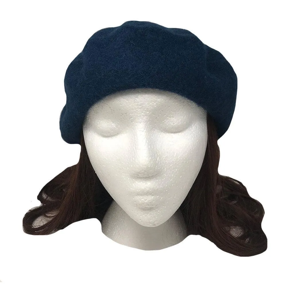 Casaba Women's Wool Warm Beret French Style Artsy Lightweight Fashion Hats Caps