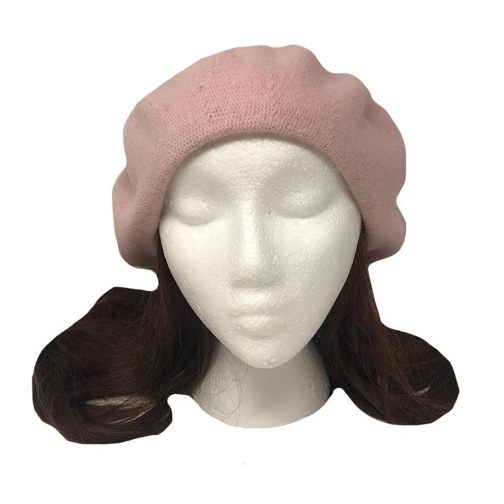 Casaba Women's Wool Warm Beret French Style Artsy Lightweight Fashion Hats Caps
