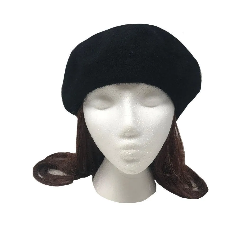 Casaba Women's Wool Warm Beret French Style Artsy Lightweight Fashion Hats Caps