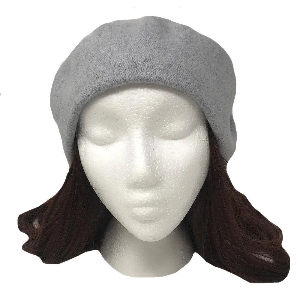 Casaba Women's Wool Warm Beret French Style Artsy Lightweight Fashion Hats Caps