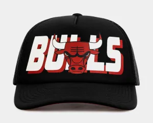 Chicago Bulls Billboard Trucker Mens Hats (Black)