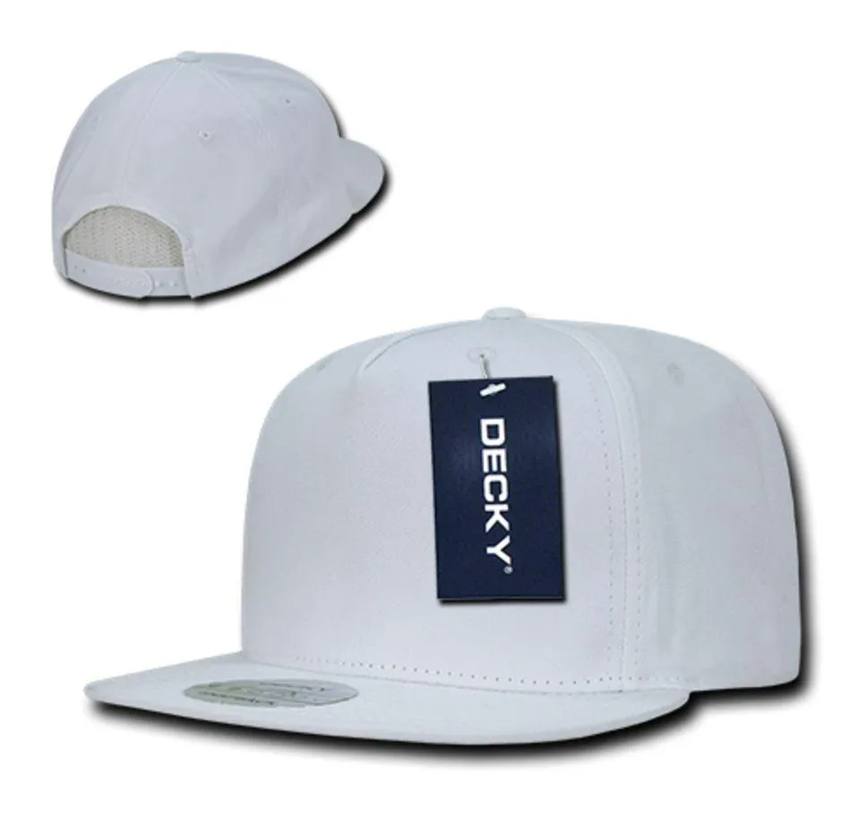 Decky Flat Bill Snapback Cotton Two Tone Baseball Green Under Visor Hats Caps