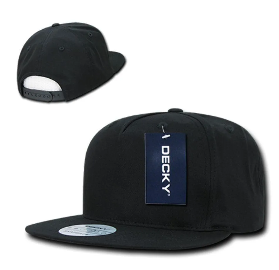 Decky Flat Bill Snapback Cotton Two Tone Baseball Green Under Visor Hats Caps
