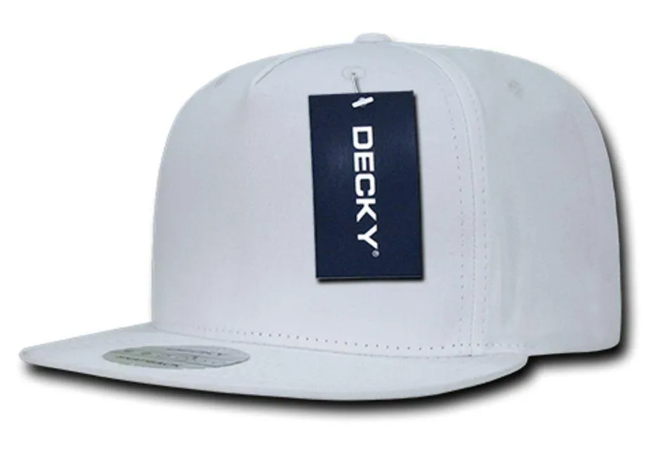 Decky Flat Bill Snapback Cotton Two Tone Baseball Green Under Visor Hats Caps