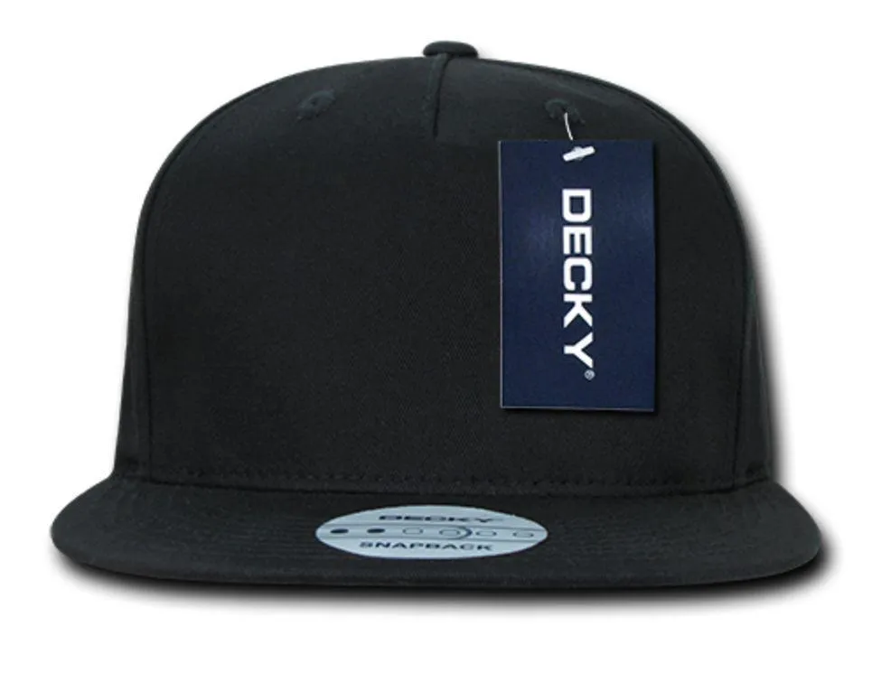 Decky Flat Bill Snapback Cotton Two Tone Baseball Green Under Visor Hats Caps