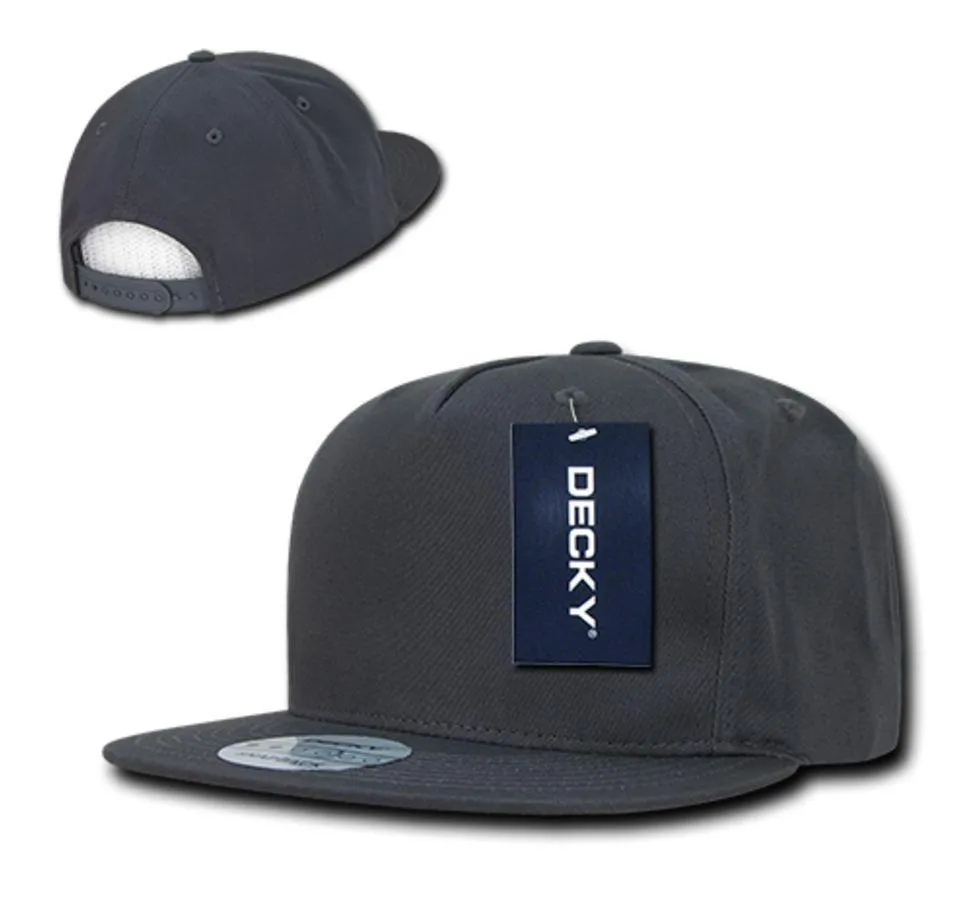 Decky Flat Bill Snapback Cotton Two Tone Baseball Green Under Visor Hats Caps
