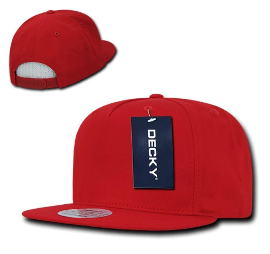 Decky Flat Bill Snapback Cotton Two Tone Baseball Green Under Visor Hats Caps