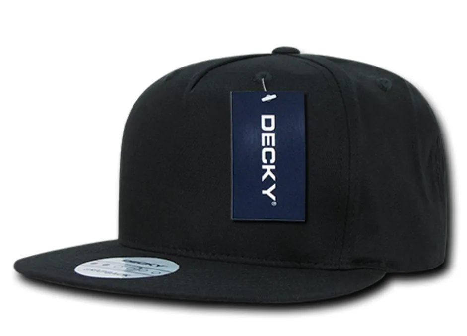 Decky Flat Bill Snapback Cotton Two Tone Baseball Green Under Visor Hats Caps