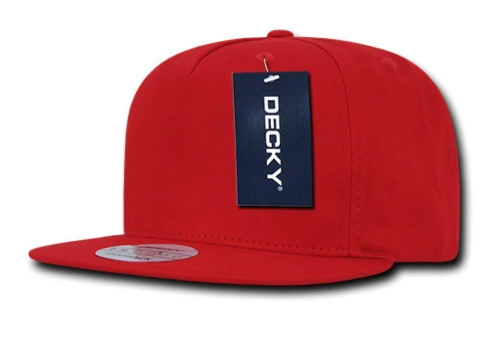 Decky Flat Bill Snapback Cotton Two Tone Baseball Green Under Visor Hats Caps