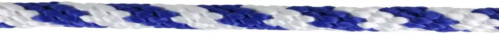 Extreme Max 3008.0223 Solid Braid MFP Utility Rope - 1/2" x 50', Blue/White