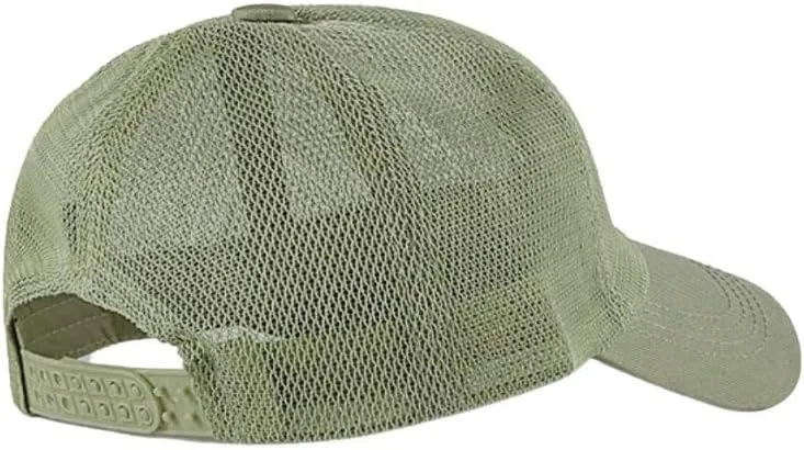 FASHIXD Mesh Baseball Cap for Men Women Summer Breathable Trucker Hats Adjustable Outdoor Sports Running Hats
