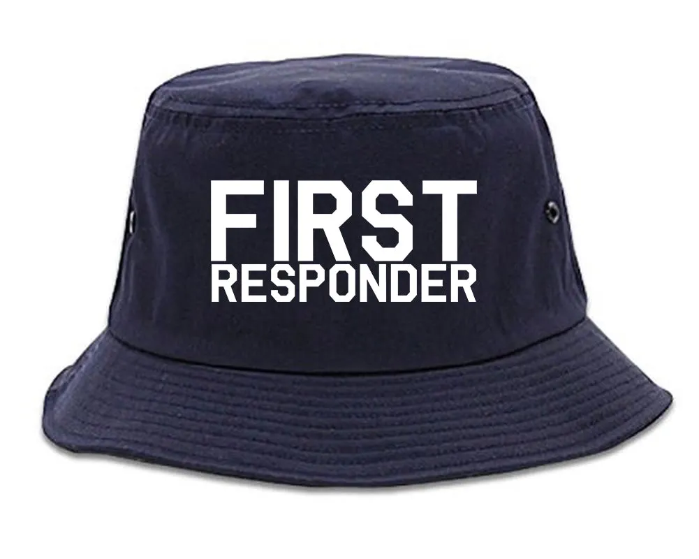 First Responder Firefighter Mens Bucket Hat