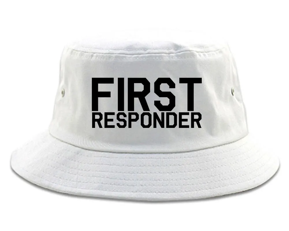 First Responder Firefighter Mens Bucket Hat