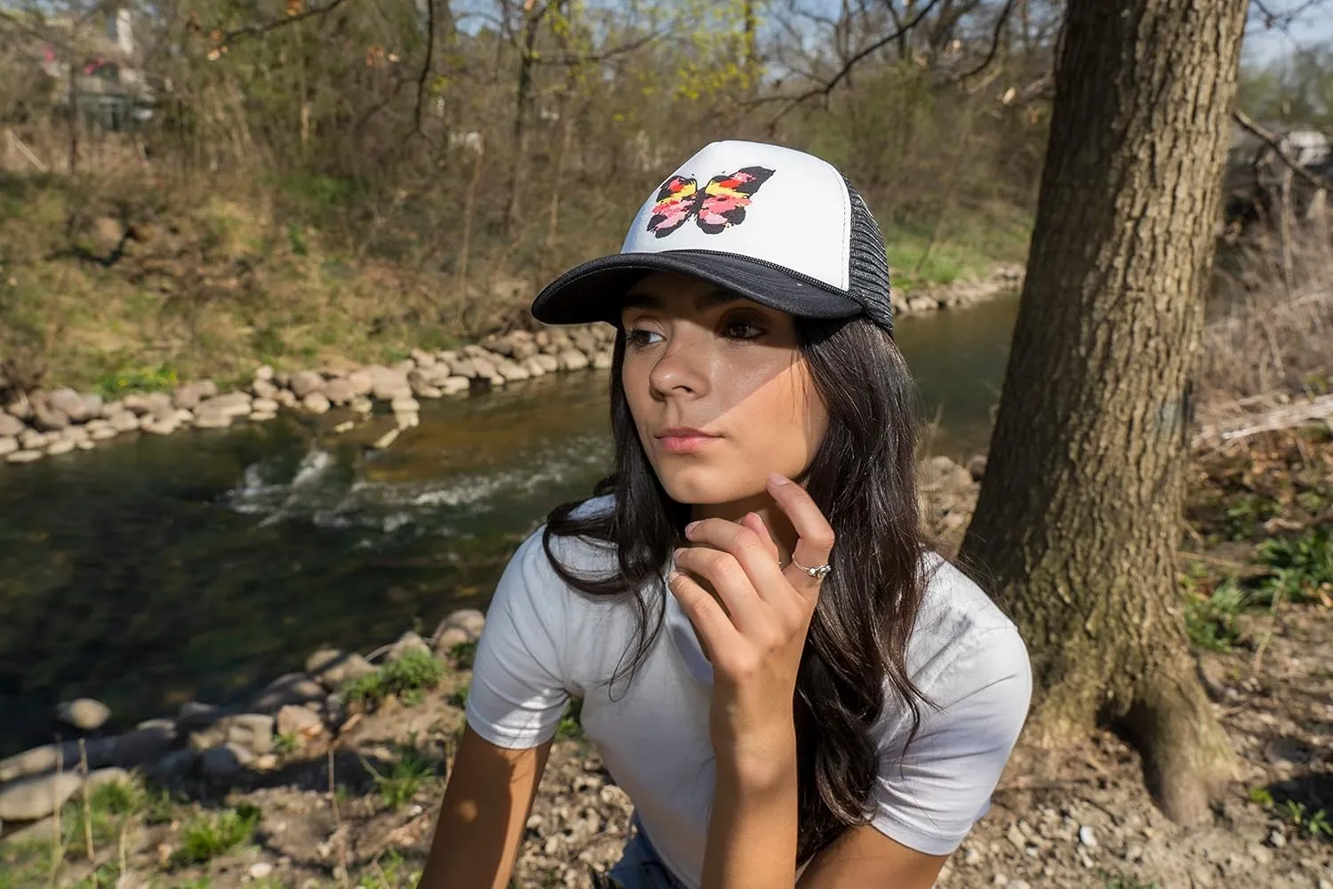 Funky Junque Premium Mesh Snapback Trucker Hat - Stylish Comfort for All - Patriotic, Humor & More