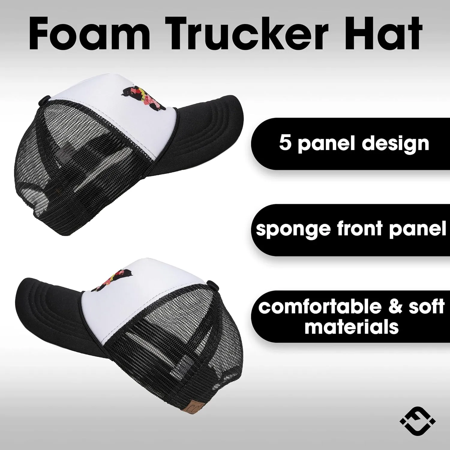 Funky Junque Premium Mesh Snapback Trucker Hat - Stylish Comfort for All - Patriotic, Humor & More