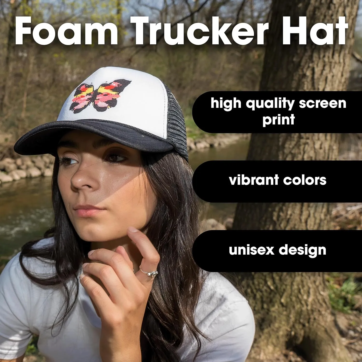 Funky Junque Premium Mesh Snapback Trucker Hat - Stylish Comfort for All - Patriotic, Humor & More
