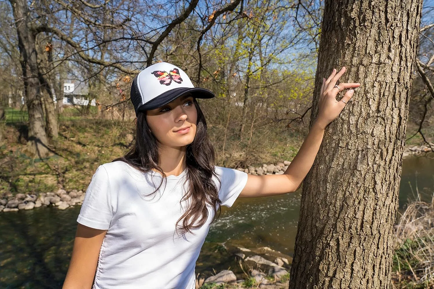 Funky Junque Premium Mesh Snapback Trucker Hat - Stylish Comfort for All - Patriotic, Humor & More