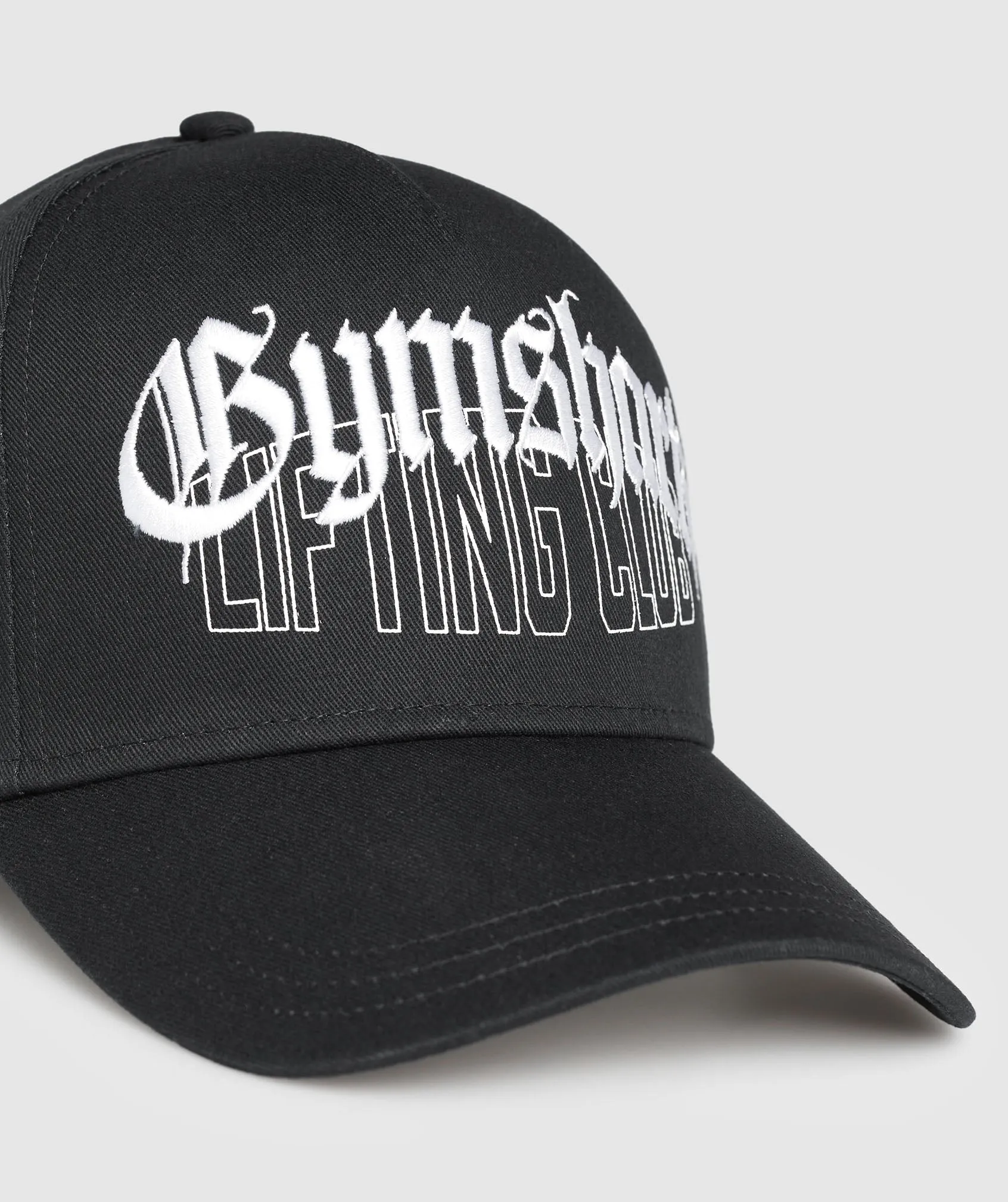 Gymshark Graphic Distressed Cap - Black