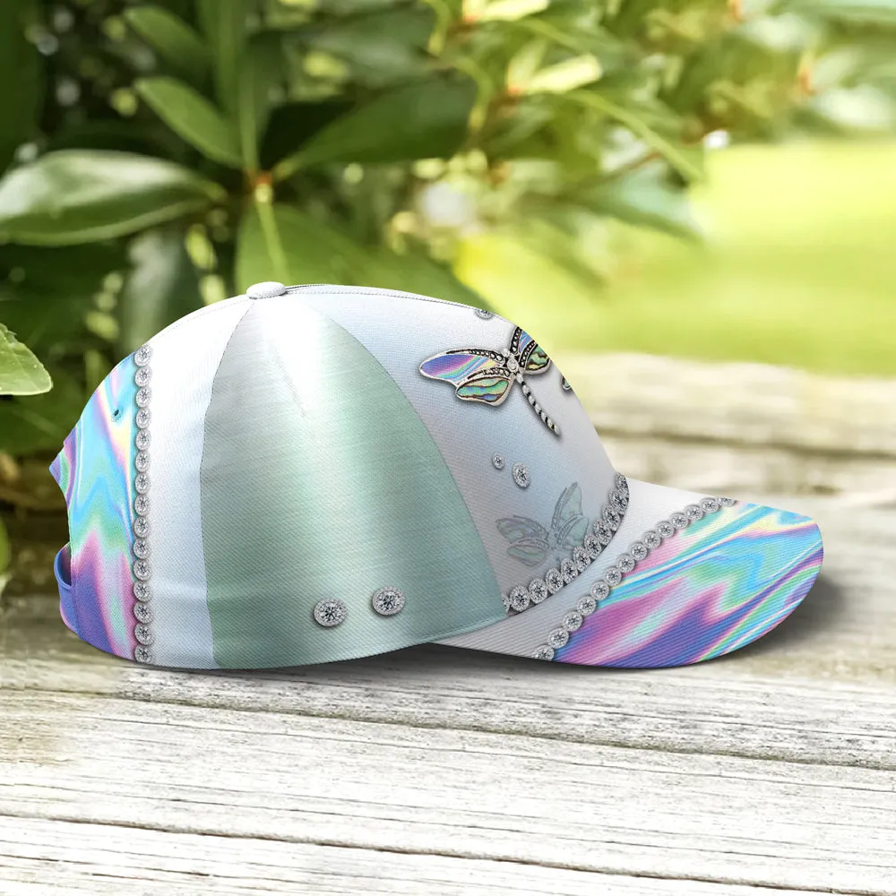 Hologram Style Dragonfly Baseball Cap For Women Classic Cap Coolspod