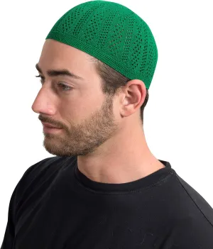 Lightweight Solid Color Turkish Crochet Kufi for Men
