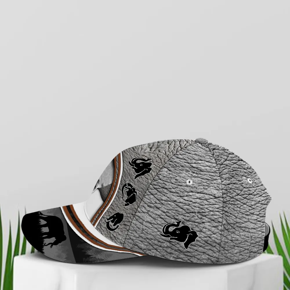 Love Elephants Skin Pattern Baseball Cap Coolspod