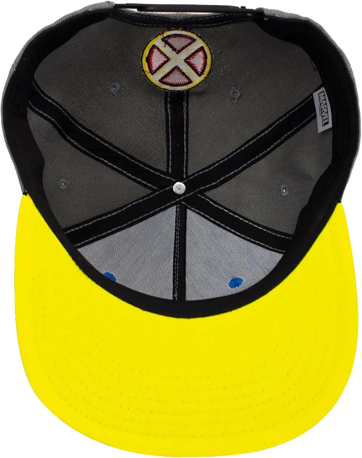 Marvel X-Men Baseball Hat, Wolverine Adjustable Flat Brim Snapback Hat