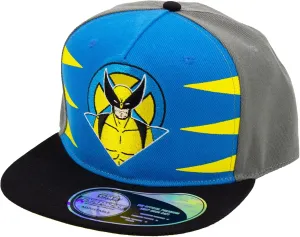 Marvel X-Men Baseball Hat, Wolverine Adjustable Flat Brim Snapback Hat