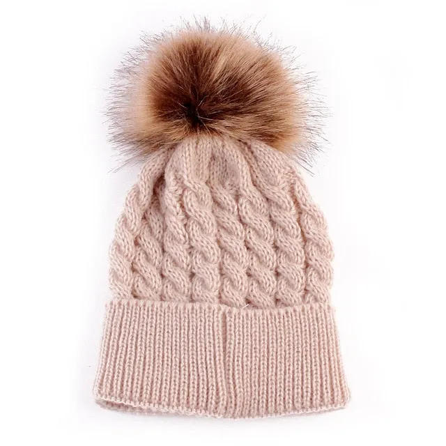Matching Mother / Baby Wool Winter Hats