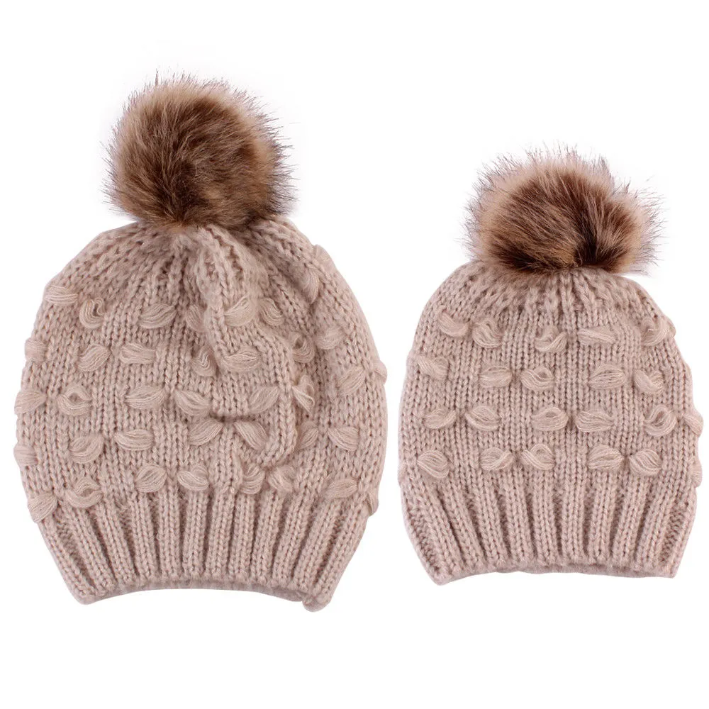 Matching Mother / Baby Wool Winter Hats