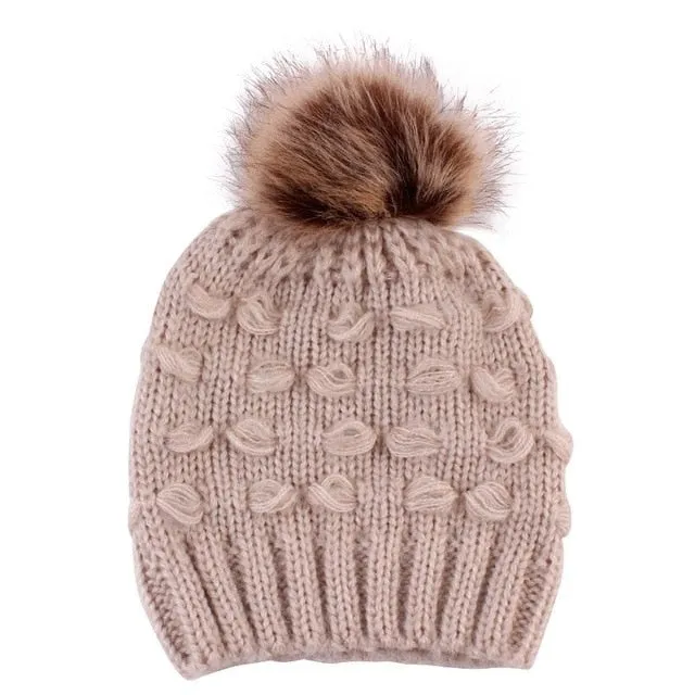 Matching Mother / Baby Wool Winter Hats
