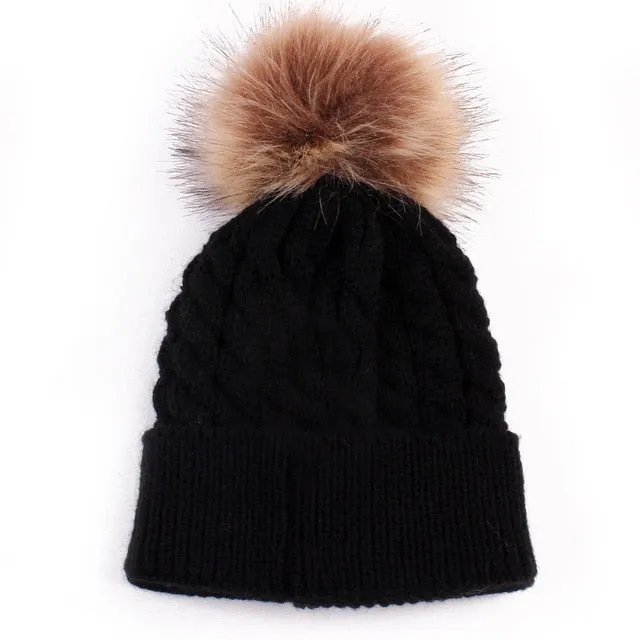 Matching Mother / Baby Wool Winter Hats